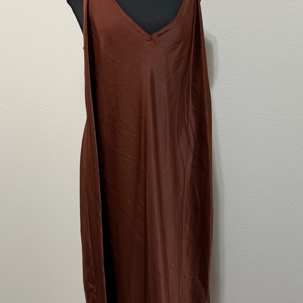 NWT State of Day Elegant Brown Chemise